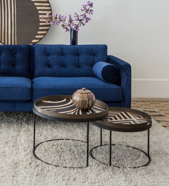 Ethnicraft Tray Tisch Set