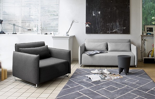 Cord Sofa Bett