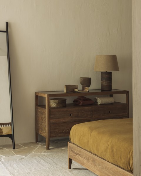 Ethnicraft Spindle Bett