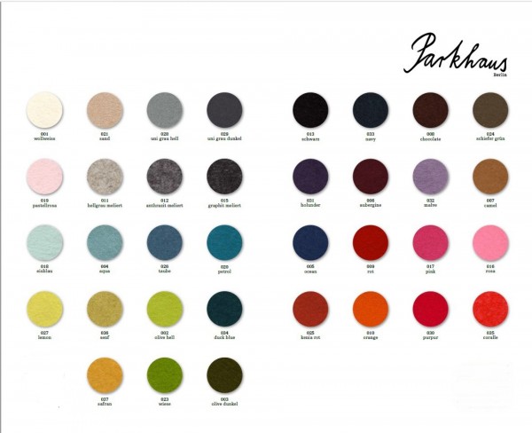 Wollfilz Sitzkissen Soft Pad uni