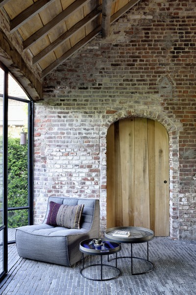 Ethnicraft Tray Tisch Set