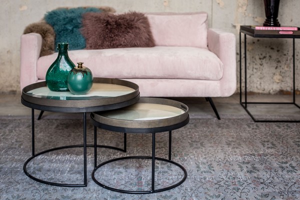 Ethnicraft Tray Tisch Set