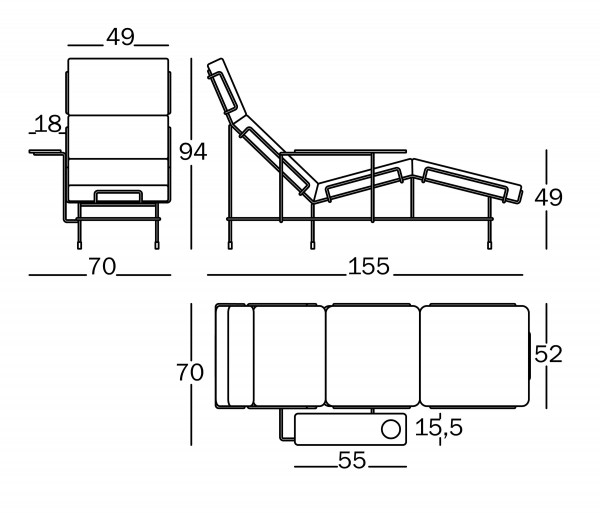 Traffic Chaise Longue