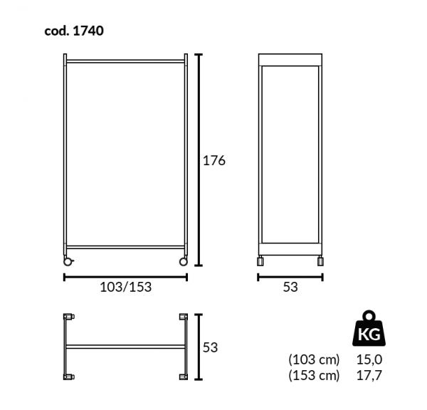 Rexite Meeting Rollgarderobe